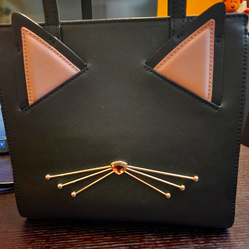 KATE SPADE CAT JAZZ THINGS UP SMALL HAYDEN SATCHEL